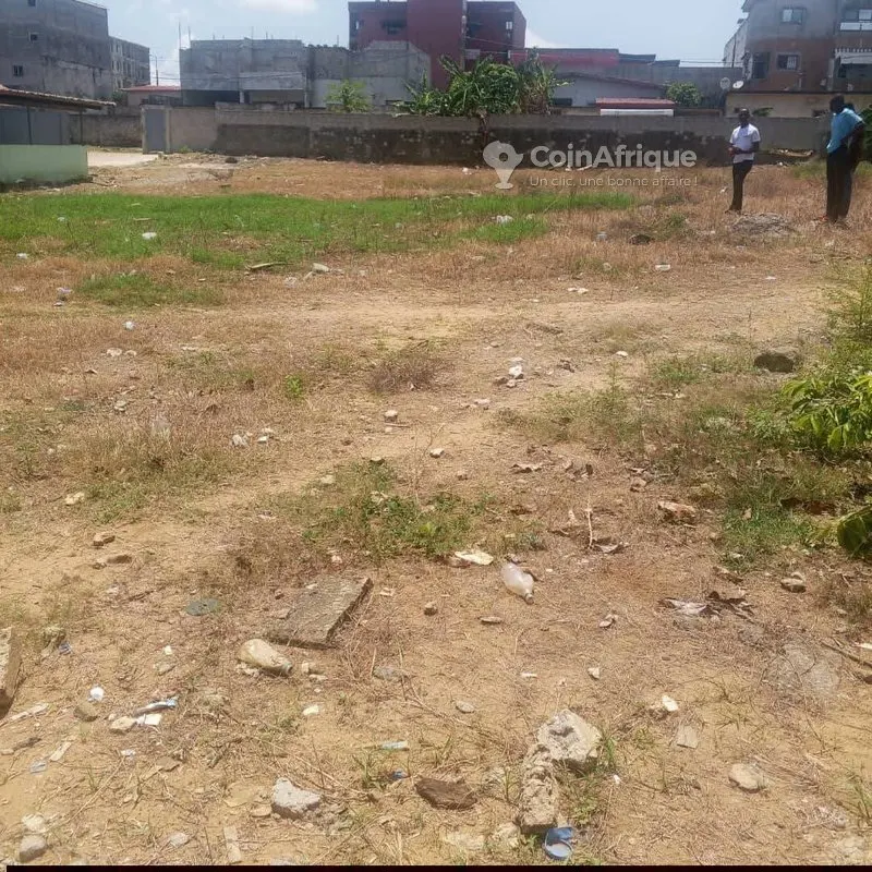 Terrain 1000 m² avec ACD — Carrefour Coqivoire, route Abatta