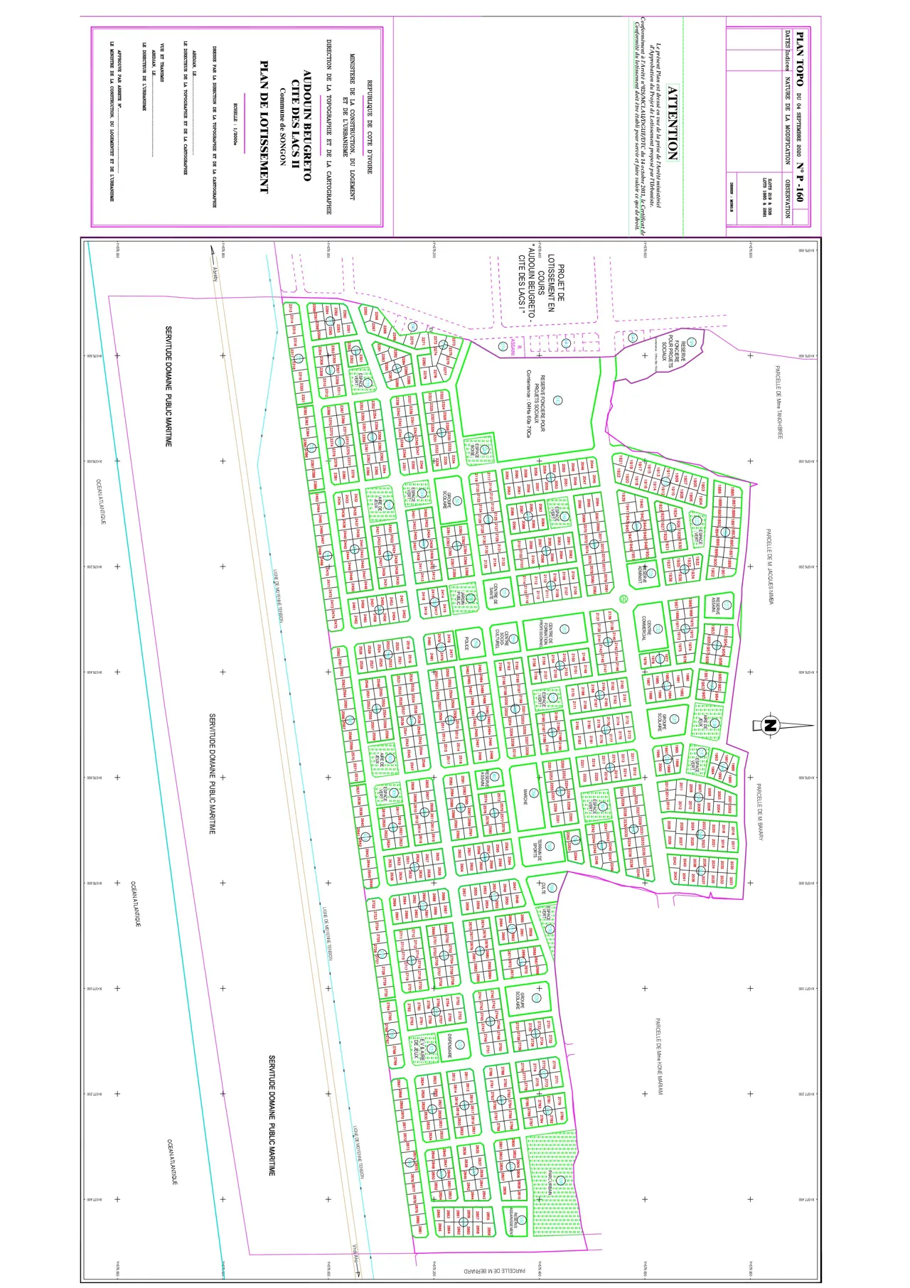 Terrain en vente — Cité Lac II, Baie des Milliardaires